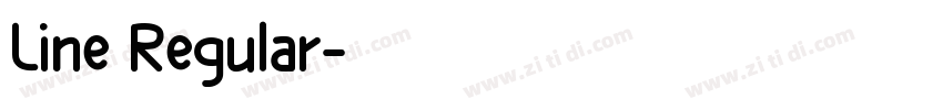 Line Regular字体转换 Line Regular字体转换